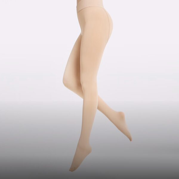 Flesh-toned thermal shaping slim-fit leggings