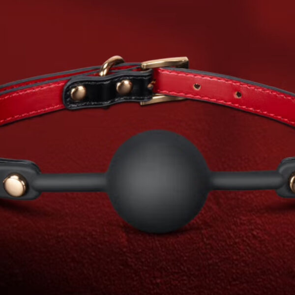 "Breathable Silicone Ball Gag for Adults"