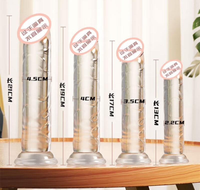"Realistic Translucent Dildo" - Image 3